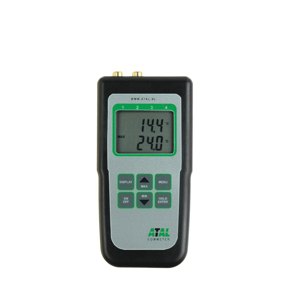 Afbeelding van ATD-13 Handmeter met datalogger 2 kanalen temperatuur extern Pt1000