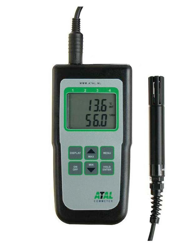 Afbeelding van ATC-07 Handmeter 2 kanalen temperatuur, RV en dauwpunt