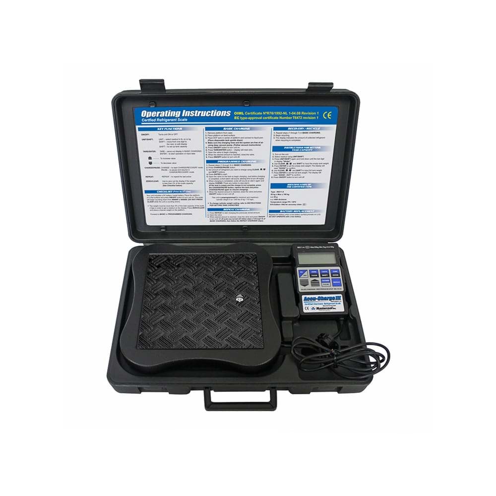 Mastercool 98211-A elektronische weegschaal voor koeltechniek