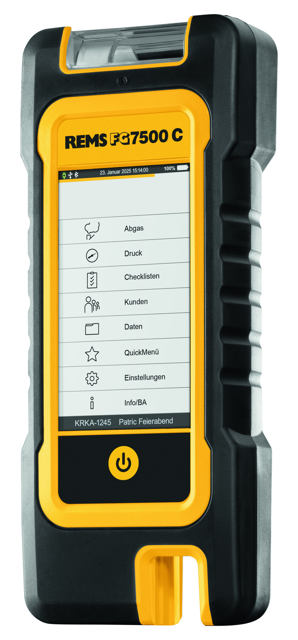 REMS FG7500 C rookgasanalysemeter